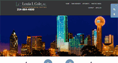Desktop Screenshot of lcolelaw.com